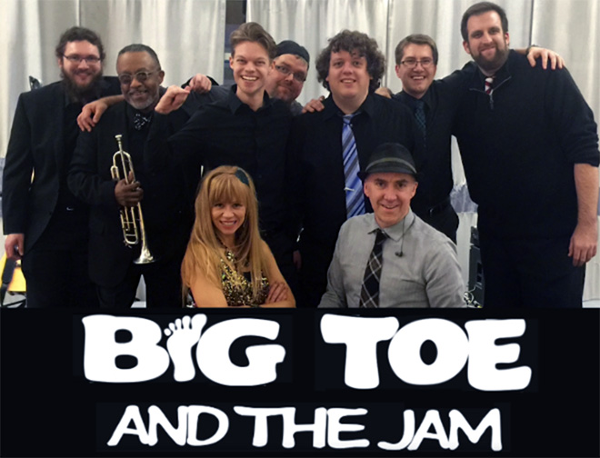 Big Toe & the Jam promo photo and logo