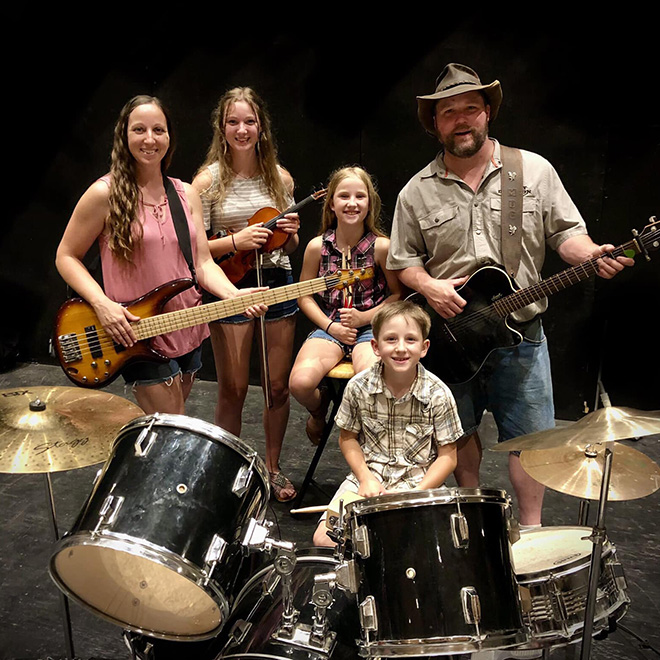 The Country Fried Grubers family