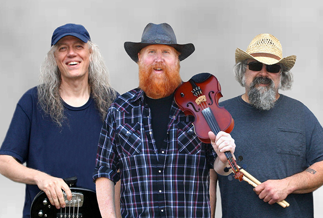 three members of the band Smokescreen