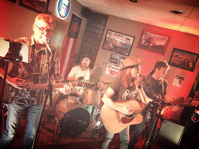 South 40 performing on stage